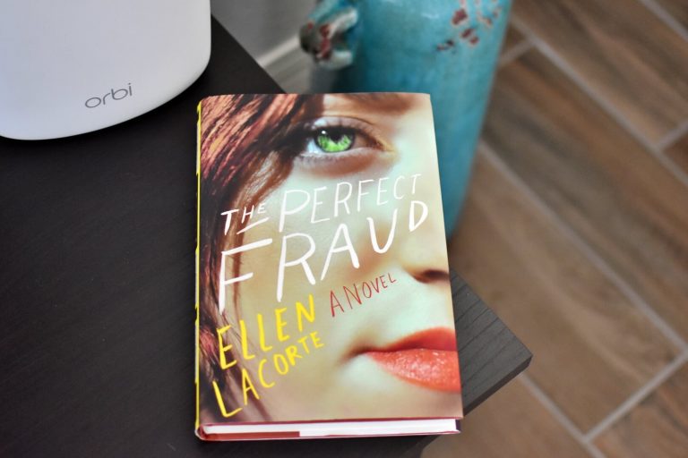 Book cover for The Perfect Fraud - review for Book Club Chat