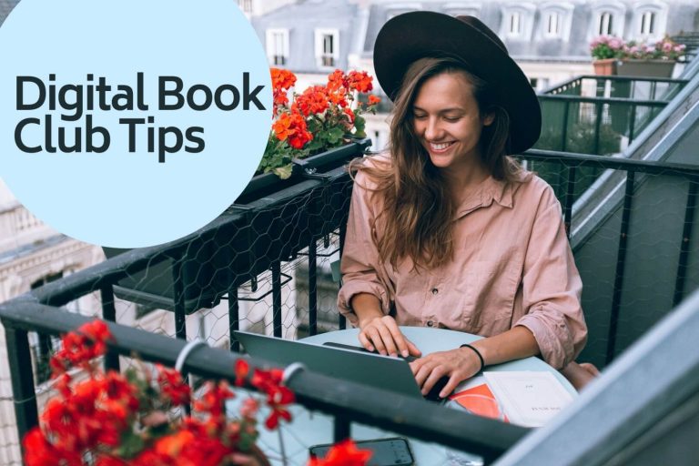 digital book club tips - book club chat