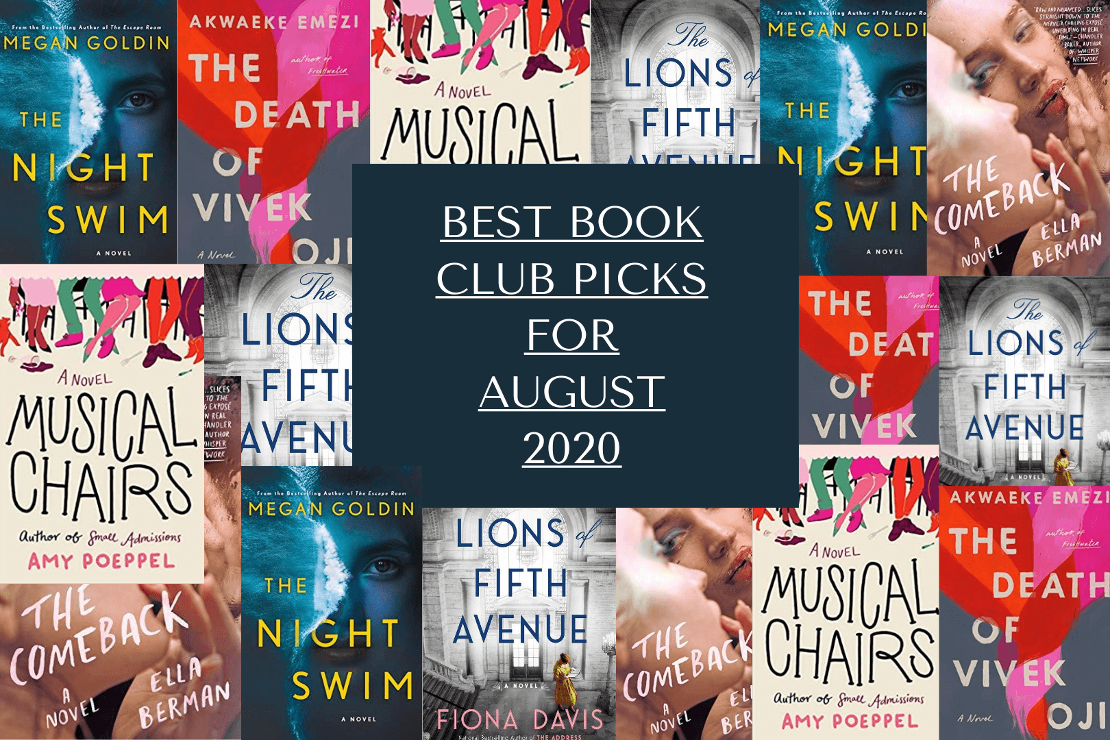 Best Book Club Picks for August 2020