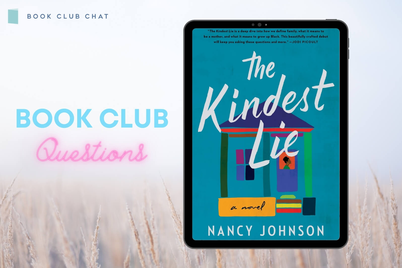 Book Club Questions for The Kindest Lie by Nancy Johnson