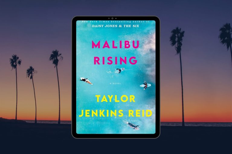 Malibu Rising Book Cover - Book Club Questions Feature Image