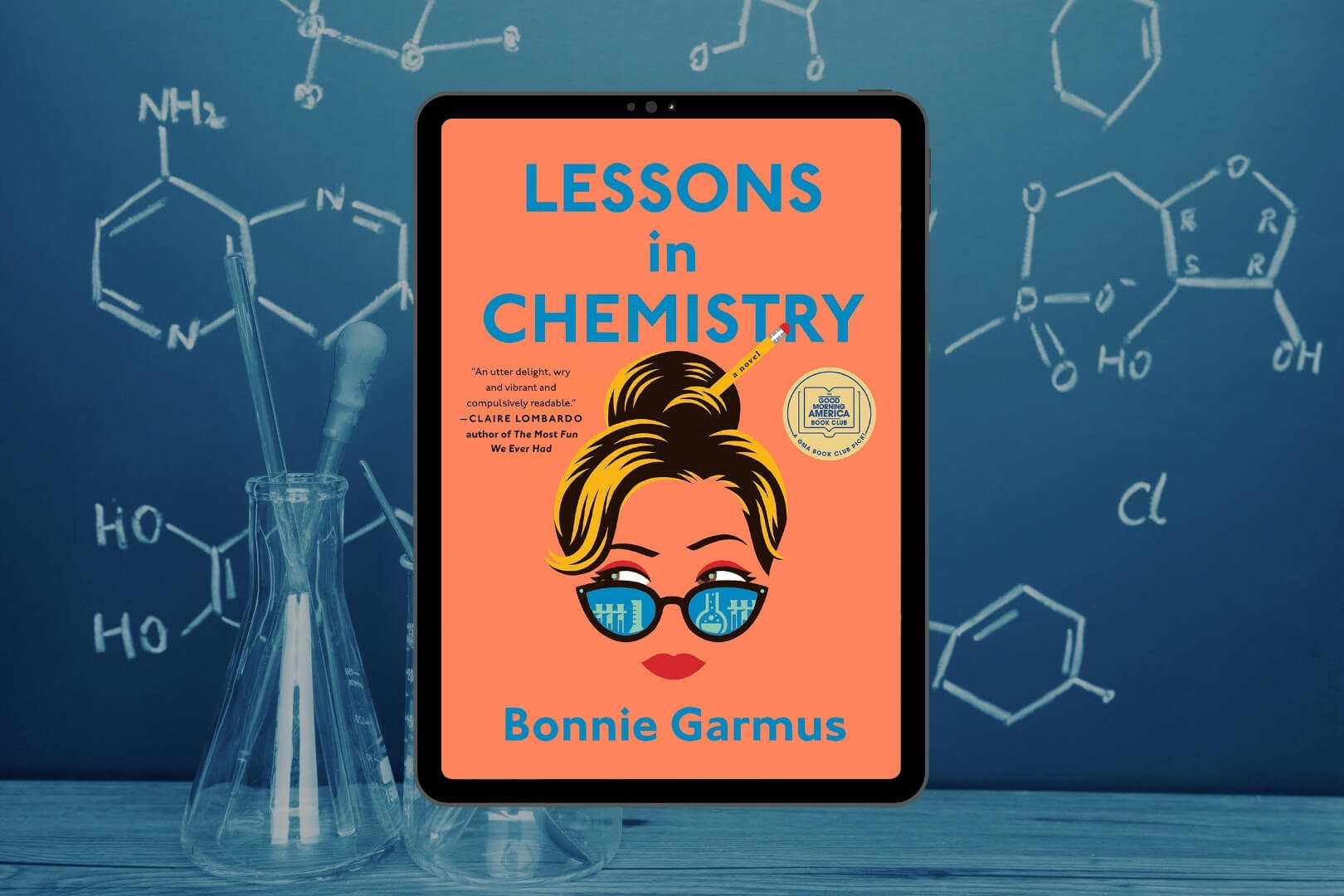 Book Club Questions for Lessons in Chemistry by Bonnie Garmus