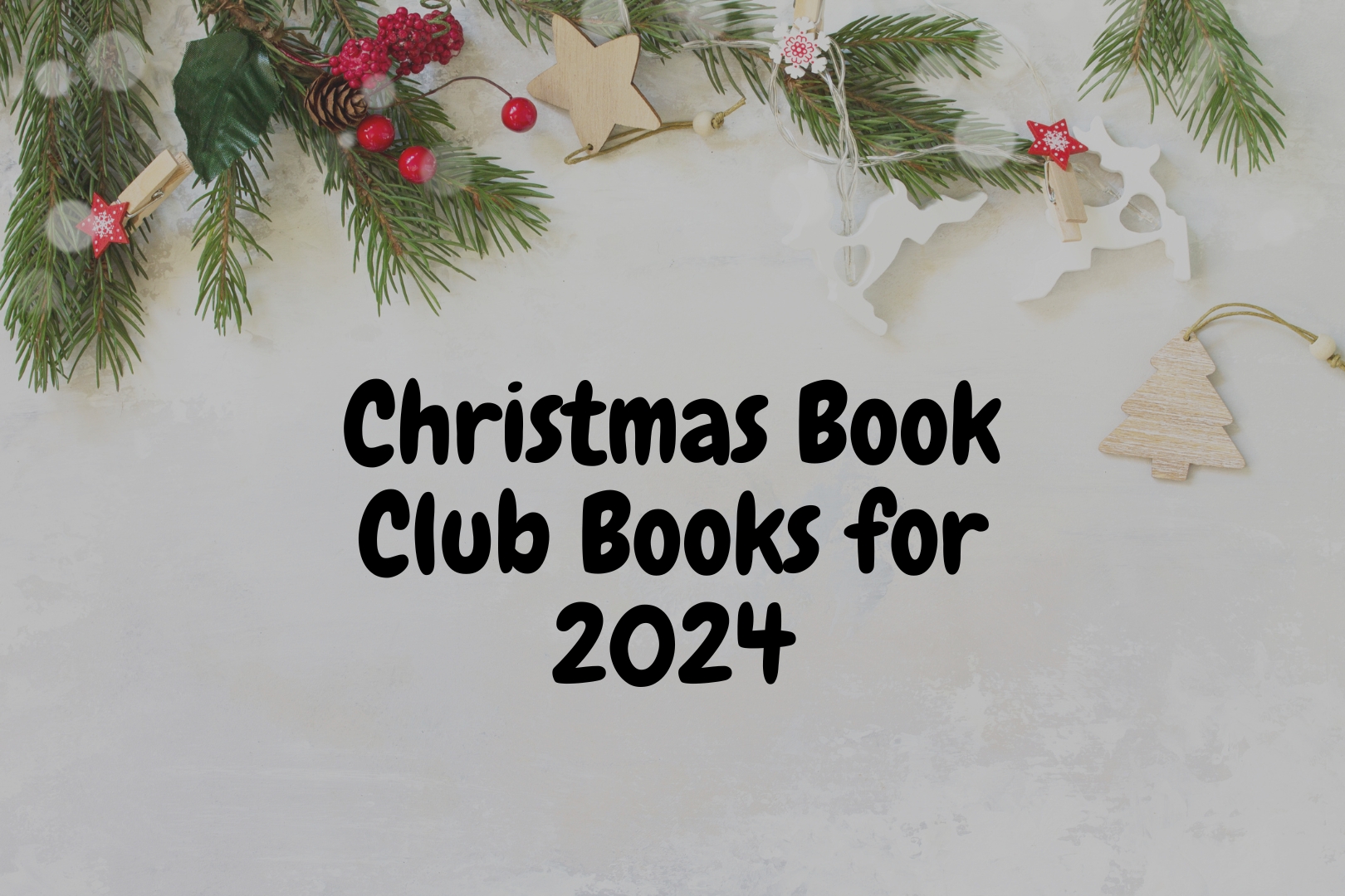 Christmas Book Club Books for 2024